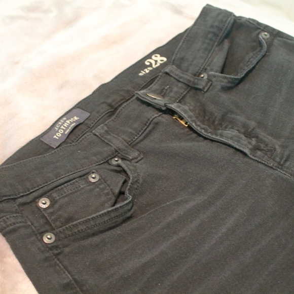 J. Crew Denim - J crew Toothpick Black Skinny Jeans
